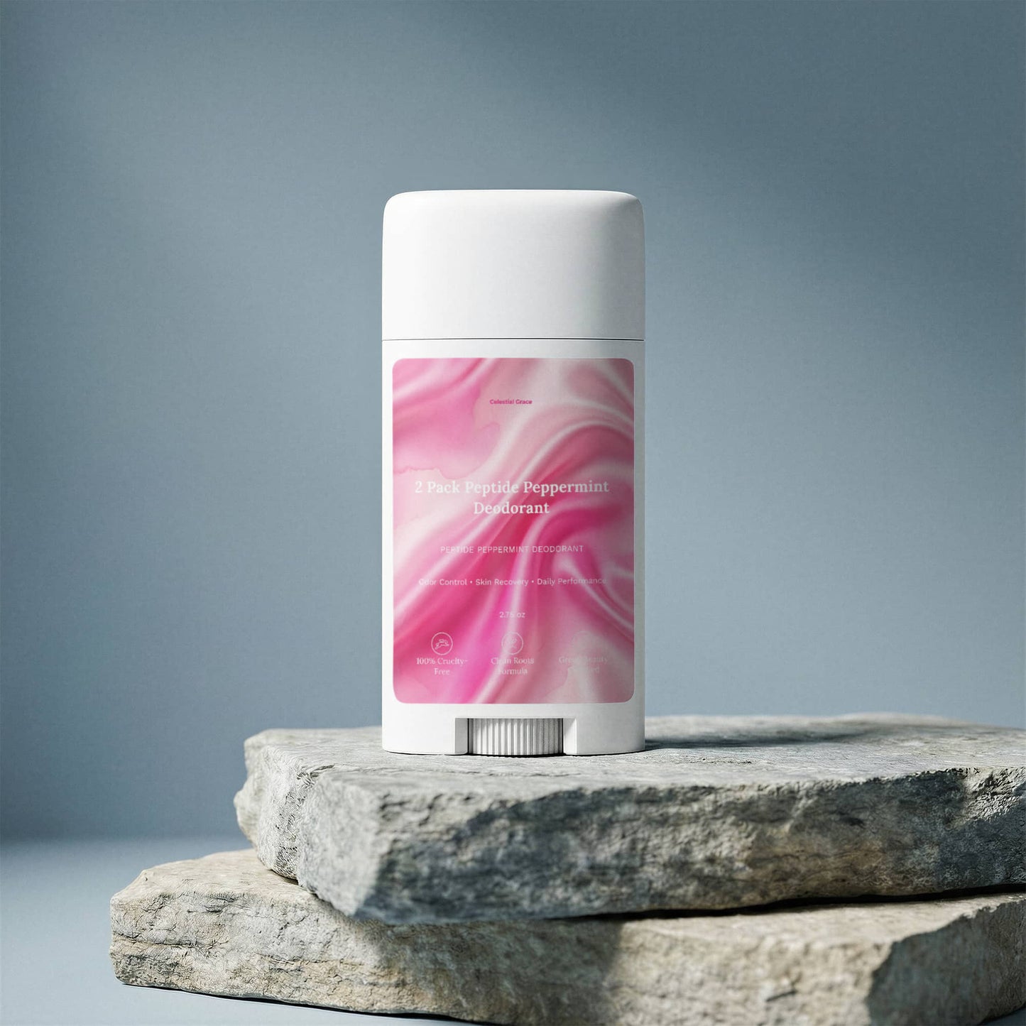 2 Pack Peptide Peppermint Deodorant