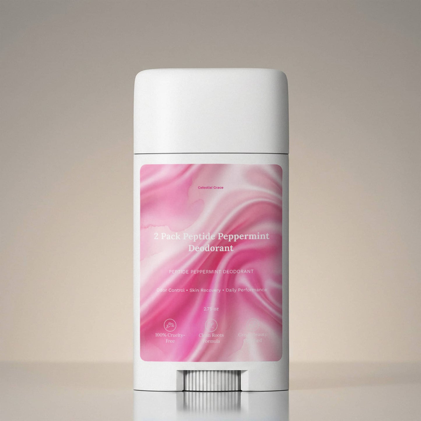 2 Pack Peptide Peppermint Deodorant